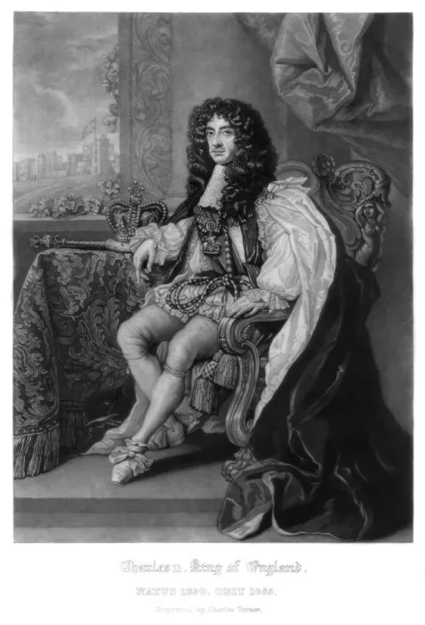 Framed Print : Charles II, King of England, (1816). Artist: Charles Turner Framed Print : Charles II, King of England, (1816). Artist: Charles Turner