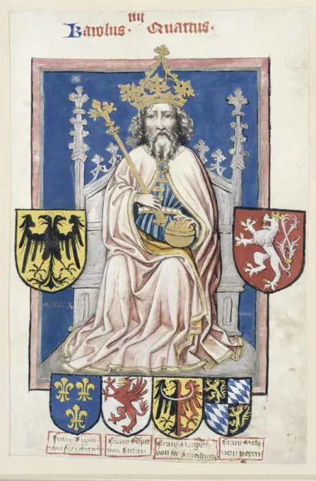 Framed Print : Charles IV, ca 1430 Framed Print : Charles IV, ca 1430