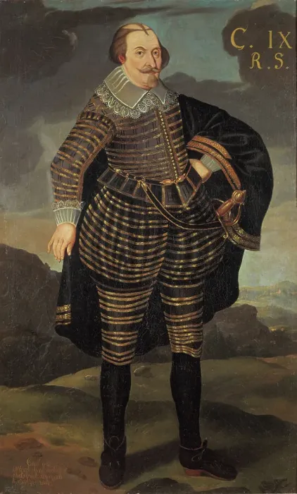 Framed Print : Charles IX, 1550-1611, King of Sweden, c16th century. Creator: Anon Framed Print : Charles IX, 1550-1611, King of Sweden, c16th century. Creator: Anon