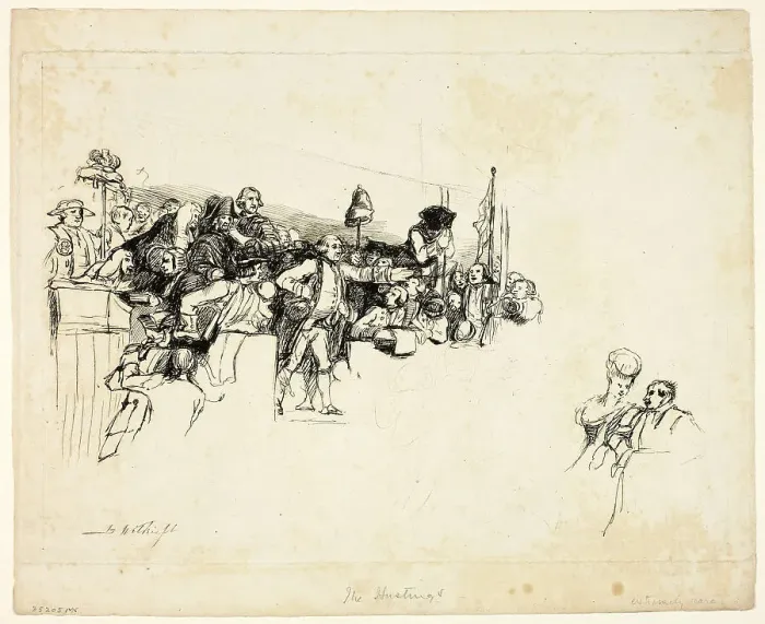 Framed Print : Charles James Fox on the Hustings at Covent Garden, n.d. Creator: David Wilkie Framed Print : Charles James Fox on the Hustings at Covent Garden, n.d. Creator: David Wilkie