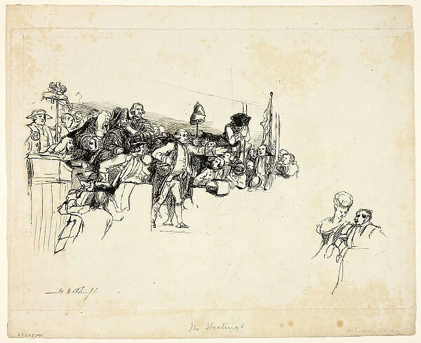 Charles James Fox on the Hustings at Covent Garden, n.d. Creator: David Wilkie