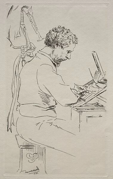 Charles Kean, 1871. Creator: Felix Bracquemond (French, 1833-1914)