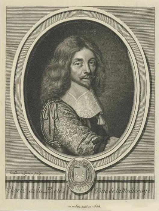 Framed Print : Charles de la Porte, duc de la Meilleraye (1602-1664), ca 1690. Creator: Duflos Framed Print : Charles de la Porte, duc de la Meilleraye (1602-1664), ca 1690. Creator: Duflos