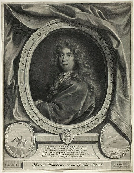 Charles le Brun, n. d. Creator: Gerard Edelinck