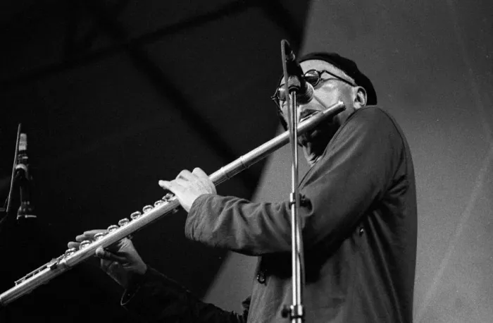 Framed Print : Charles Lloyd, Brecon Jazz Festival, Powys, Wales, August 2000. Artist: Brian O Connor Framed Print : Charles Lloyd, Brecon Jazz Festival, Powys, Wales, August 2000. Artist: Brian O Connor