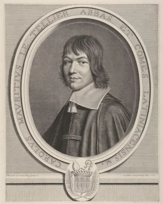 Framed Print : Charles-Maurice Le Tellier, 1663. Creator: Robert Nanteuil Framed Print : Charles-Maurice Le Tellier, 1663. Creator: Robert Nanteuil