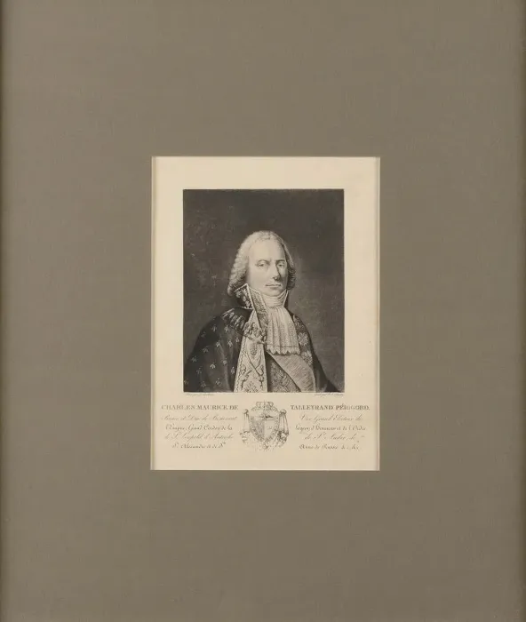 Framed Print : Charles Maurice de Talleyrand Perigord (1754-1838), Prince de Benevent Framed Print : Charles Maurice de Talleyrand Perigord (1754-1838), Prince de Benevent