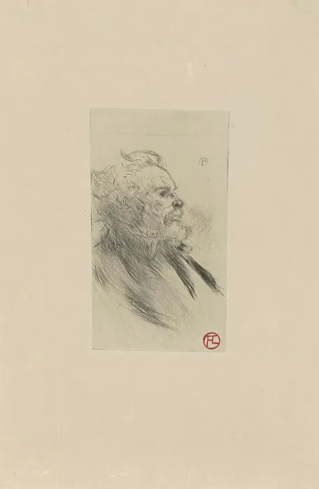 Framed Print : Charles Maurin (1856-1914). Creator: Toulouse-Lautrec, Henri, de (1864-1901) Framed Print : Charles Maurin (1856-1914). Creator: Toulouse-Lautrec, Henri, de (1864-1901)