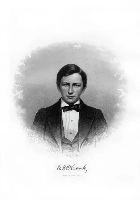 Framed Print : Charles McCook, American soldier, (1872). Artist: John A O Neill Framed Print : Charles McCook, American soldier, (1872). Artist: John A O Neill