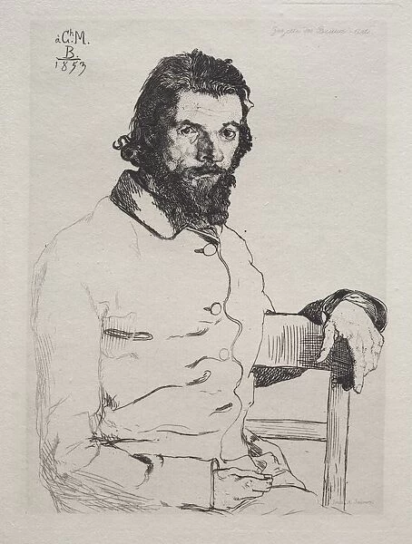 Charles Meryon, 1884. Creator: Felix Bracquemond (French, 1833-1914); Gazette