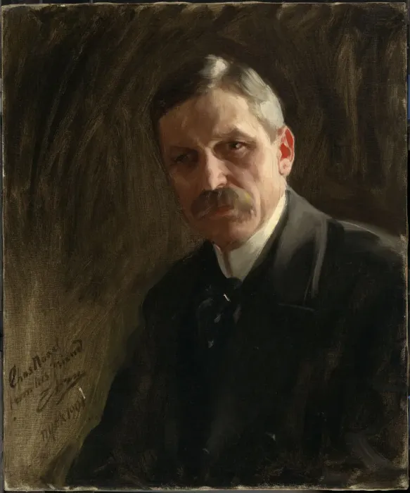 Framed Print : Charles Nagel, 1901. Creator: Anders Leonard Zorn Framed Print : Charles Nagel, 1901. Creator: Anders Leonard Zorn