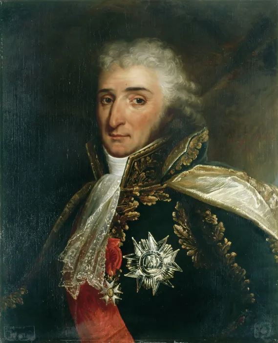 Framed Print : Charles Pierre Francois Augereau, duc de Castiglione (1757-1816), Marshal of the Empire, 1834. Creator: Lefevre, Robert (1756-1830) Framed Print : Charles Pierre Francois Augereau, duc de Castiglione (1757-1816), Marshal of the Empire, 1834. Creator: Lefevre, Robert (1756-1830)
