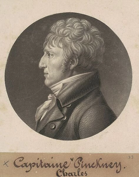 Charles Pinckney, 1806. Creator: Charles Balthazar Julien Fevret de Saint-Memin