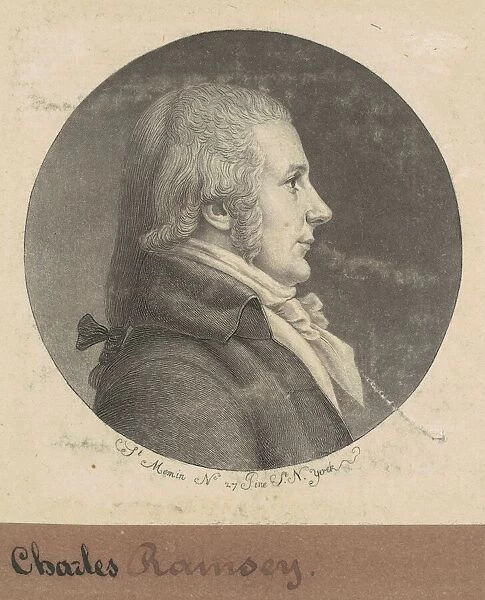 Charles Ramsay, 1797. Creator: Charles Balthazar Julien Fevret de Saint-Memin