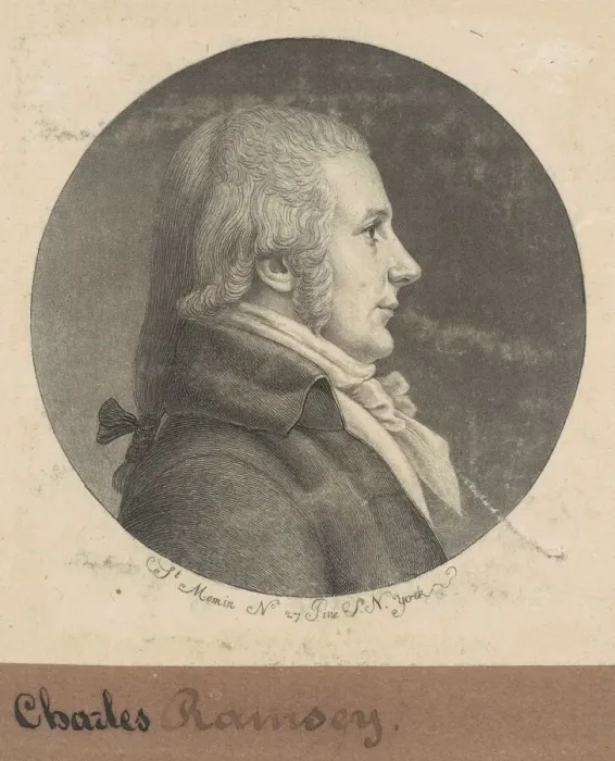 Framed Print : Charles Ramsay, 1797. Creator: Charles Balthazar Julien Fevret de Saint-Memin Framed Print : Charles Ramsay, 1797. Creator: Charles Balthazar Julien Fevret de Saint-Memin