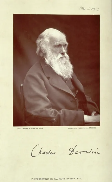 Framed Print : Charles Robert Darwin. Creator: Leonard Darwin Framed Print : Charles Robert Darwin. Creator: Leonard Darwin