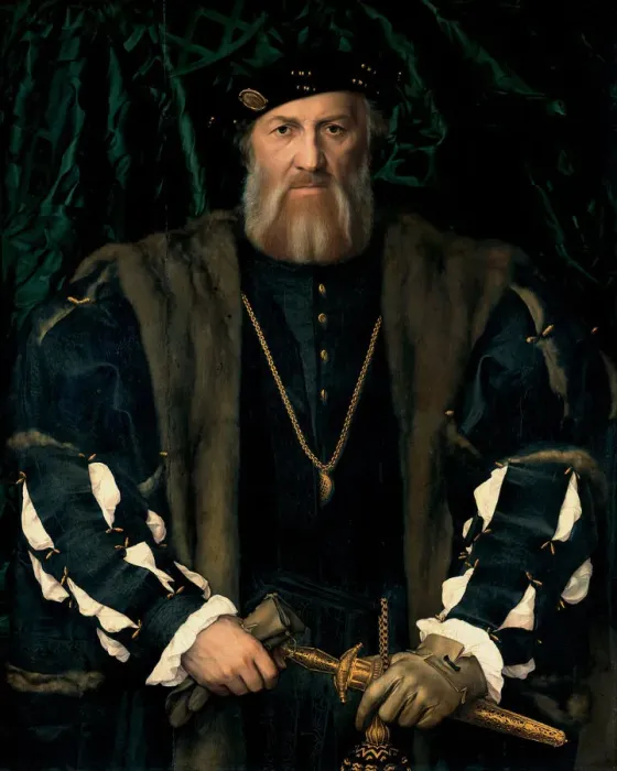 Framed Print : Charles de Solier, Sieur de Morette, 1534-1535. Artist: Holbein, Hans, the Younger (1497-1543) Framed Print : Charles de Solier, Sieur de Morette, 1534-1535. Artist: Holbein, Hans, the Younger (1497-1543)
