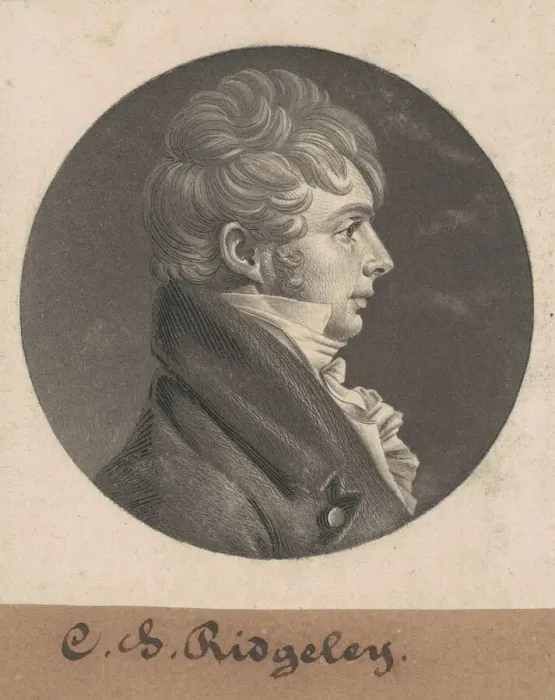 Framed Print : Charles Sterett Ridgely, 1803. Creator: Charles Balthazar Julien Fé Framed Print : Charles Sterett Ridgely, 1803. Creator: Charles Balthazar Julien Fé