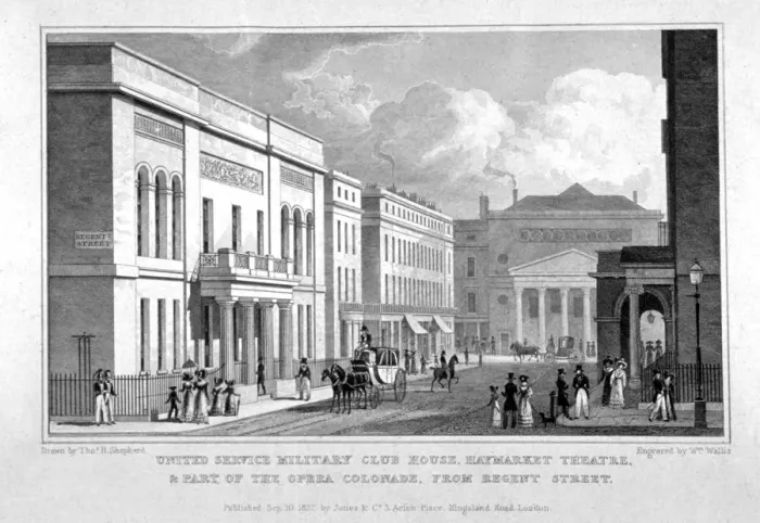 Framed Print : Charles Street, Westminster, London, 1827. Artist: W Wallis Framed Print : Charles Street, Westminster, London, 1827. Artist: W Wallis