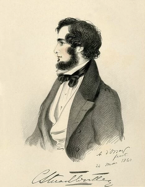 Charles Stuart Wortley, 1840. Creator: Richard James Lane