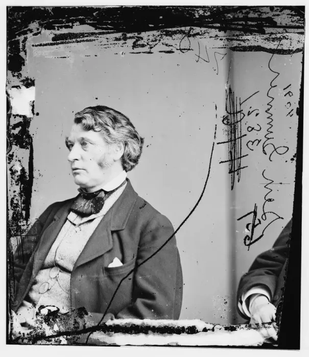 Framed Print : Charles Sumner of Massachusetts, between 1855 and 1865. Creator: Unknown Framed Print : Charles Sumner of Massachusetts, between 1855 and 1865. Creator: Unknown