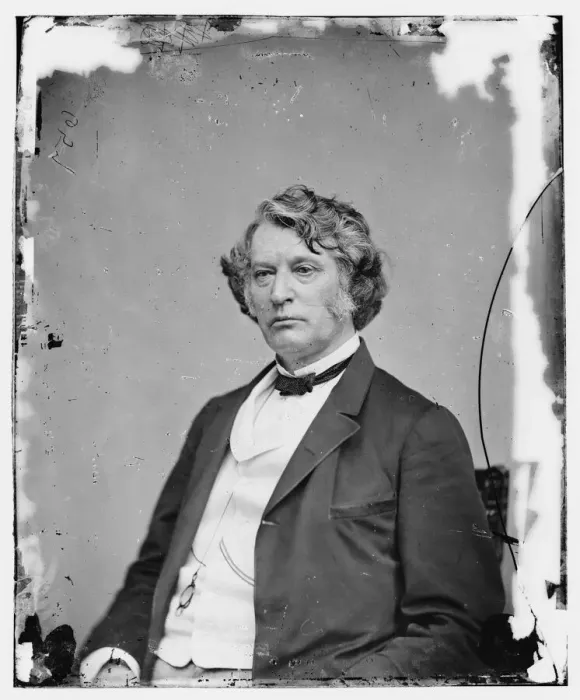 Framed Print : Charles Sumner of Massachusetts, between 1860 and 1875. Creator: Unknown Framed Print : Charles Sumner of Massachusetts, between 1860 and 1875. Creator: Unknown