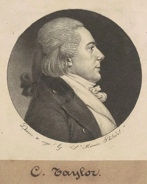 Charles Taylor, 1799. Creator: Charles Balthazar Julien Fevret de Saint-Memin