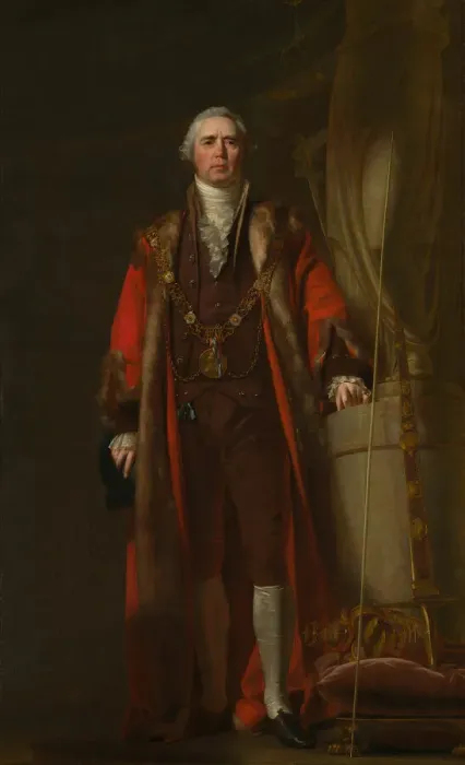 Framed Print : Charles Thorp as Lord Mayor of Dublin, c. 1800. Creator: William Cuming Framed Print : Charles Thorp as Lord Mayor of Dublin, c. 1800. Creator: William Cuming