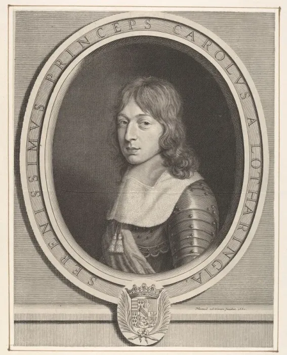 Framed Print : Charles V, duc de Lorraine, 1660. Creator: Robert Nanteuil Framed Print : Charles V, duc de Lorraine, 1660. Creator: Robert Nanteuil