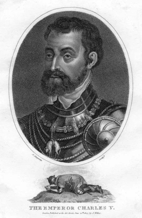Framed Print : Charles V, Holy Roman Emperor, (1807). Artist: J Chapman Framed Print : Charles V, Holy Roman Emperor, (1807). Artist: J Chapman