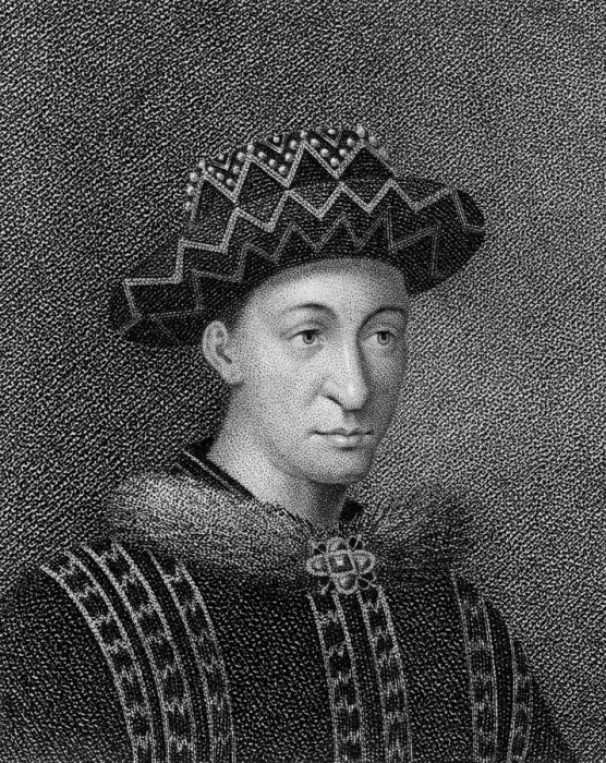 Framed Print : Charles VII, King of France. Artist: Ridley Framed Print : Charles VII, King of France. Artist: Ridley