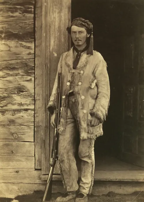 Framed Print : Charles W Wilson, full-length portrait, standing, facing front, wearing... between 1858 and 1861. Creator: Unknown Framed Print : Charles W Wilson, full-length portrait, standing, facing front, wearing... between 1858 and 1861. Creator: Unknown