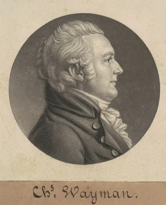 Framed Print : Charles Wayman, 1806. Creator: Charles Balthazar Julien Fevret de Saint-Memin Framed Print : Charles Wayman, 1806. Creator: Charles Balthazar Julien Fevret de Saint-Memin