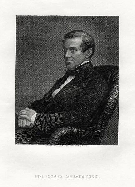 Charles Wheatstone (1802-1875), British physicist, 19th century. Artist: C Cook
