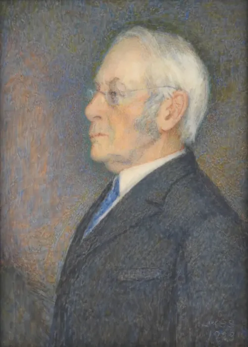 Framed Print : Charles William Eliot, 1923. Creator: Annie Ware Sabine Siebert Framed Print : Charles William Eliot, 1923. Creator: Annie Ware Sabine Siebert
