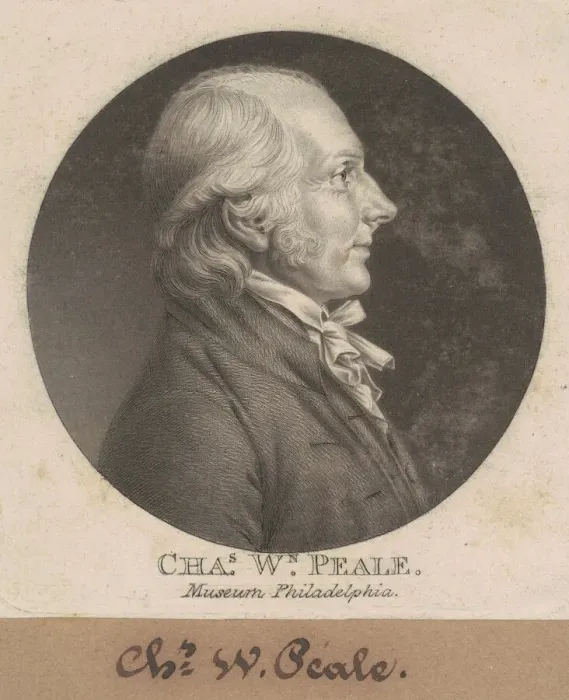 Framed Print : Charles Willson Peale, 1807. Creator: Charles Balthazar Julien Fé Framed Print : Charles Willson Peale, 1807. Creator: Charles Balthazar Julien Fé