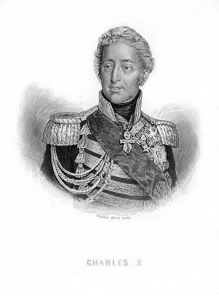 Charles X, King of France, 19th century. Artist: Waltner