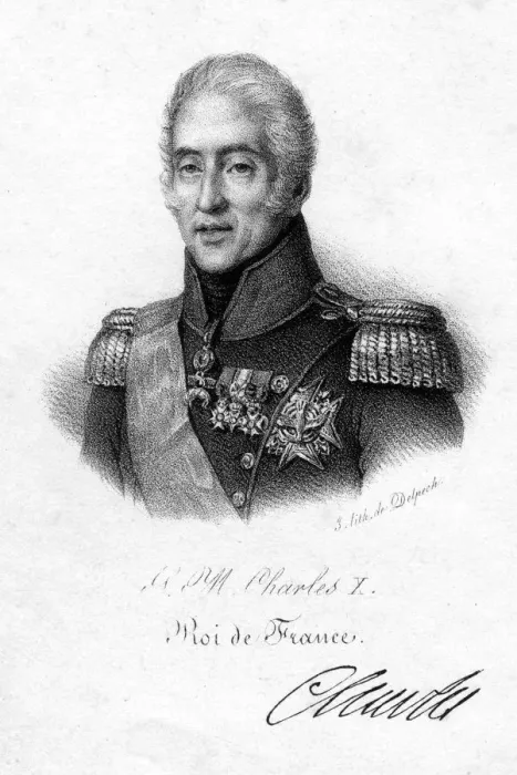 Framed Print : Charles X, King of France, 19th century. Artist: Delpech Framed Print : Charles X, King of France, 19th century. Artist: Delpech