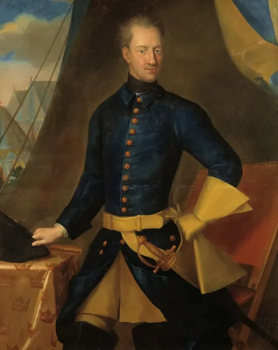 Framed Print : Charles XII (1682-1718), early-mid 18th century. Creator: Johan David Swartz Framed Print : Charles XII (1682-1718), early-mid 18th century. Creator: Johan David Swartz