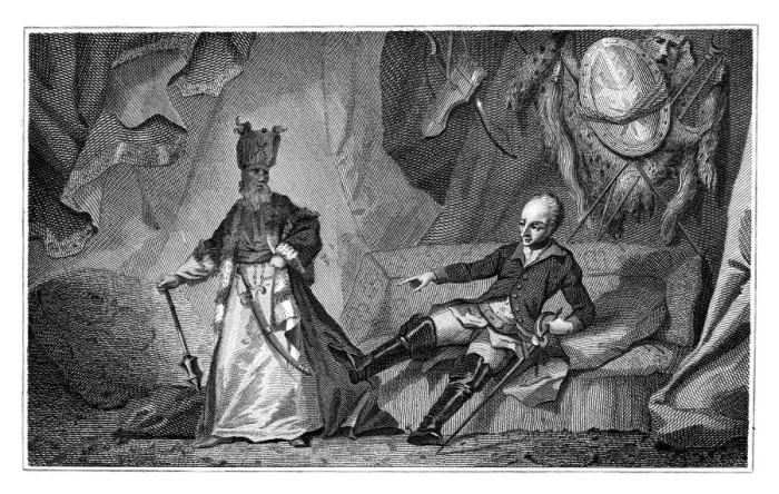 Framed Print : Charles XII of Sweden and the Grand Vizier, 1709-1713. Artist: Wilson Framed Print : Charles XII of Sweden and the Grand Vizier, 1709-1713. Artist: Wilson