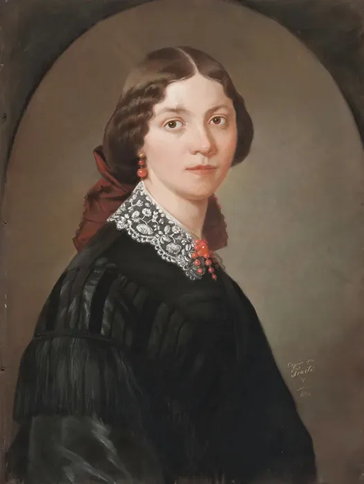 Framed Print : Charlotta Lotten Lindblad (1829-1912), pianist, piano teacher, member of the Royal Academy, 1866. Creator: Maria Rohl. Charlotta Lotten Lindblad (1829-1912), pianist, piano teacher, member of the Royal Academy, 1866 Framed Print : Charlotta Lotten Lindblad (1829-1912), pianist, piano teacher, member of the Royal Academy, 1866. Creator: Maria Rohl. Charlotta Lotten Lindblad (1829-1912), pianist, piano teacher, member of the Royal Academy, 1866
