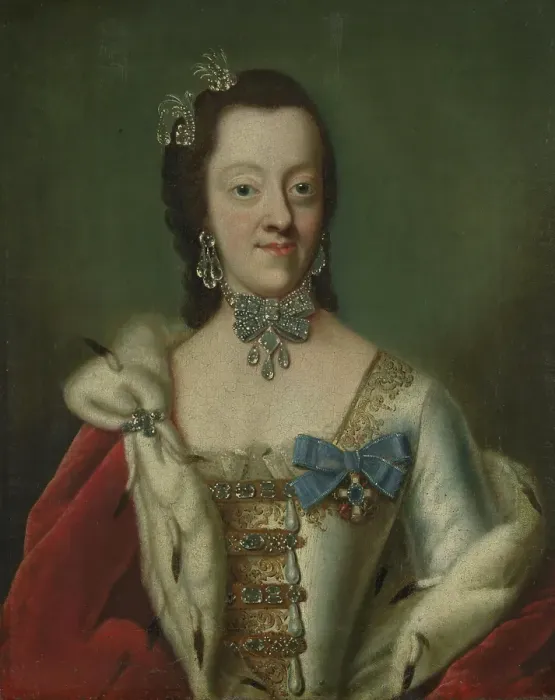 Framed Print : Charlotte Amalie, Princess of Denmark, Mid 18th century. Creator: Unknown Framed Print : Charlotte Amalie, Princess of Denmark, Mid 18th century. Creator: Unknown
