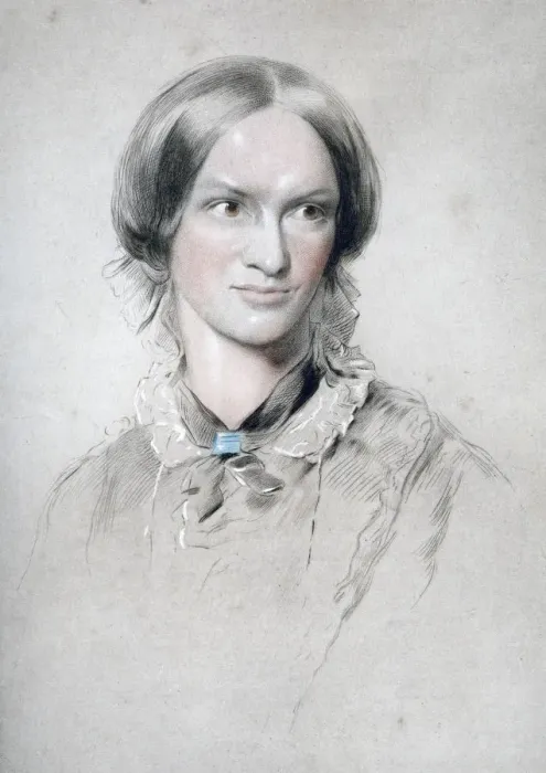 Framed Print : Charlotte Bronte, English novelist, 1850. Artist: George Richmond Framed Print : Charlotte Bronte, English novelist, 1850. Artist: George Richmond