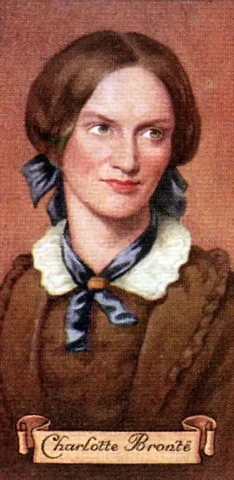 Framed Print : Charlotte Bronte, taken from a series of cigarette cards, 1935 Framed Print : Charlotte Bronte, taken from a series of cigarette cards, 1935