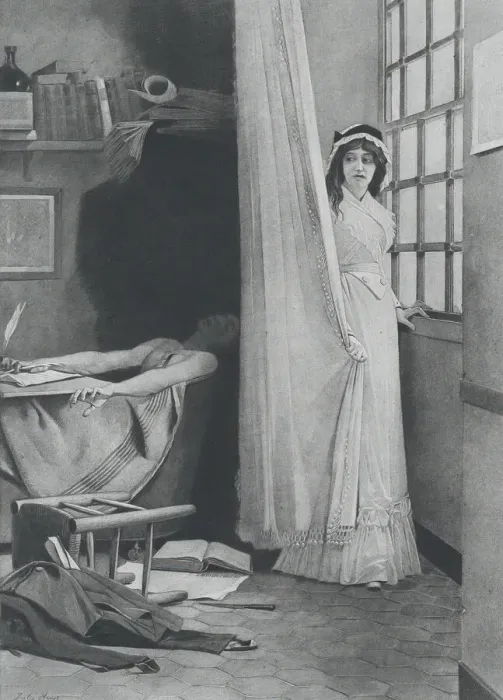 Framed Print : Charlotte Corday, 1890. Creator: Goupil and Co Framed Print : Charlotte Corday, 1890. Creator: Goupil and Co