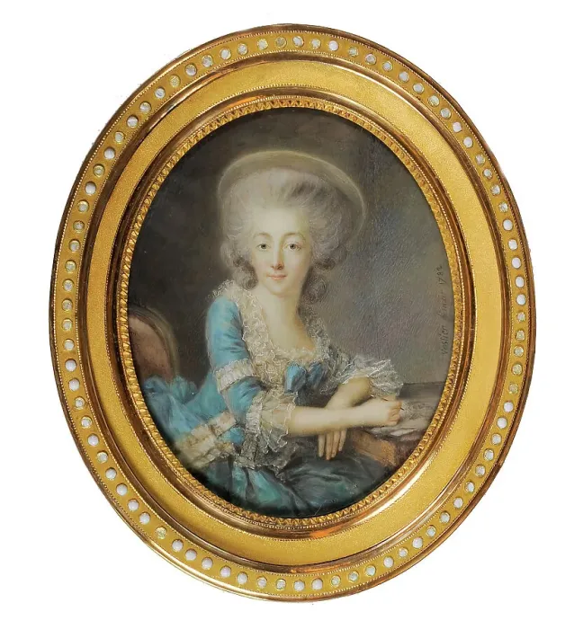 Framed Print : Charlotte de Montesson, Marquess, 1782. Creator: Antoine Vestier Framed Print : Charlotte de Montesson, Marquess, 1782. Creator: Antoine Vestier