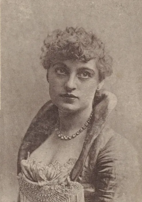 Framed Print : Charlotte Tittell, from the Actresses series (N67) promoting Virginia Brights Cigarett Framed Print : Charlotte Tittell, from the Actresses series (N67) promoting Virginia Brights Cigarett