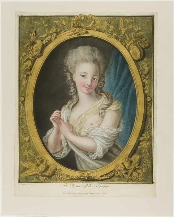 Framed Print : The Charmes of the Morning, 1777. Creator: Louis Marin Bonnet Framed Print : The Charmes of the Morning, 1777. Creator: Louis Marin Bonnet