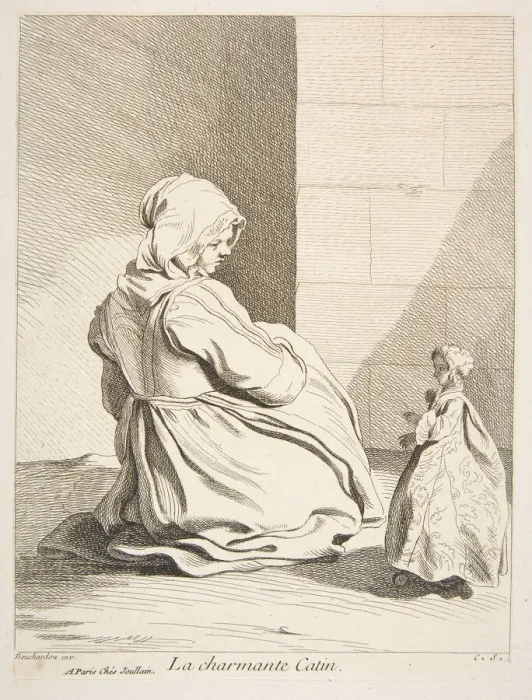 Framed Print : The Charming Doll, 1742. Creator: Caylus, Anne-Claude-Philippe de Framed Print : The Charming Doll, 1742. Creator: Caylus, Anne-Claude-Philippe de