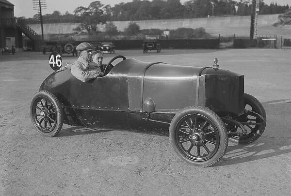 Charron-Laycock of WF Milward, JCC 200 Mile Race, Brooklands, 1921. Artist: Bill Brunell